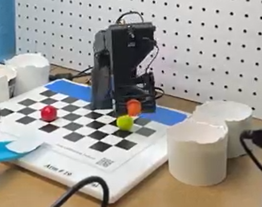 A Robot localizing in a maze